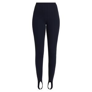 Splits59 'River' Blue Nylon High-Rise Stirrup Leggings Size XS